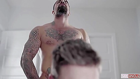 Ryan Bones And Lev Ivankov - Stepson Barebacked By Step daddy