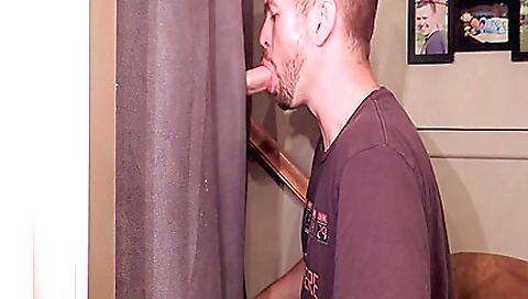 Hung Straight Curious Lad Tries Out My Gloryhole