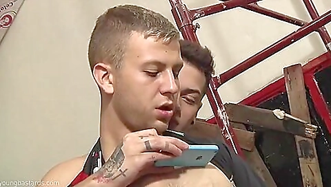 [movies][yb][09 3 Young Guys Wanking In The Old Stock Building